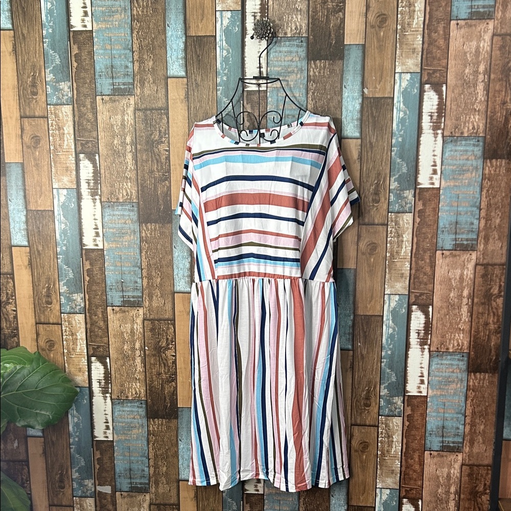 Striped Multicolor Dress